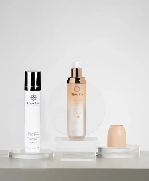GLOW ERA BRIGHTENING ANTI-SPOT CREAM & GLOW ERA SUNSCREEN SPF50